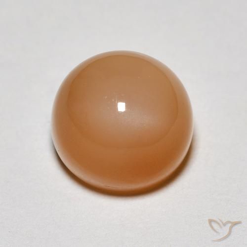 1.91ct Naturel Orange moyen Pierre de lune, Tour, Translucide
