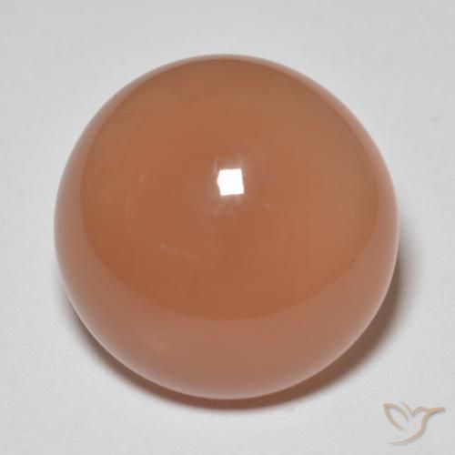 14.30ct Naturel Orange cantaloup Pierre de lune, Tour, Translucide