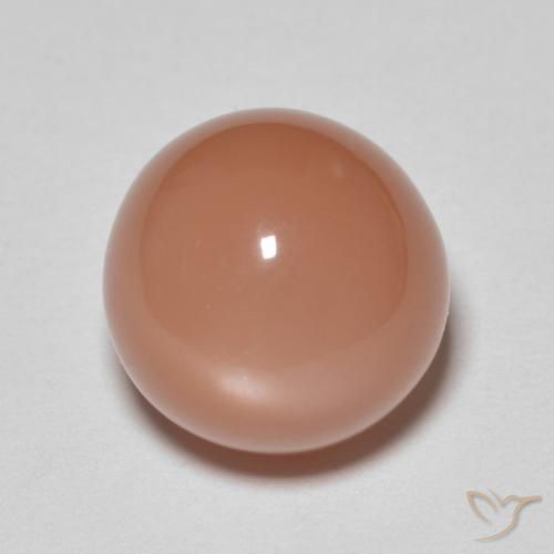 5.35ct Naturel Pourpre rougeâtre léger Pierre de lune, Tour, Translucide