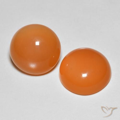 Shop natural 8.82ct Orange abricot chaud Pierre de lune gems, Tour, from Inde at GemSelect. In stock, global shipping!