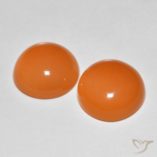 Shop natural 8.82ct Orange abricot chaud Pierre de lune gems, Tour, from Inde at GemSelect. In stock, global shipping!