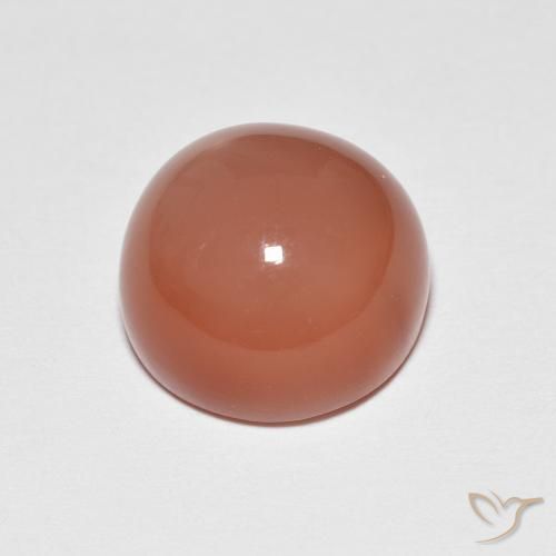 Pierre de lune Orange feu naturelle Tour, 5.13 ct, Opaque