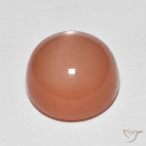 Pierre de lune Pourpre rougeâtre léger naturelle Tour, 6.51 ct, Translucide