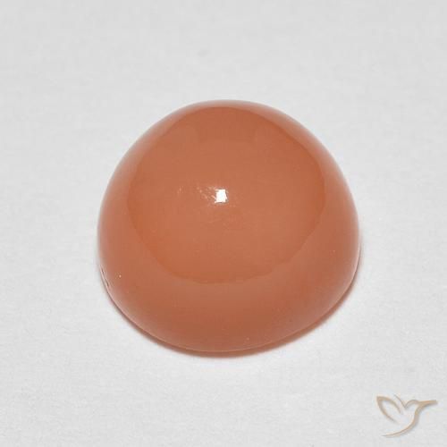 Pierre de lune Orange moyen naturelle Tour, 1.23 ct, Translucide
