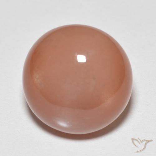 9.40ct Naturel Orange moyen Pierre de lune, Tour, Translucide