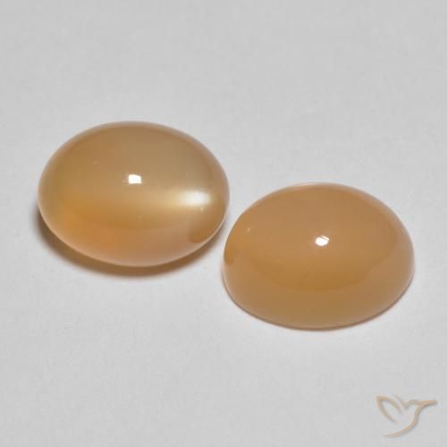 Shop natural 3.19ct Medium Light-Orange Pierre de lune gems, ovale, from Inde at GemSelect. In stock, global shipping!