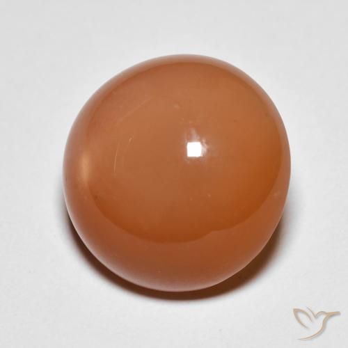 Pierre de lune Orange moyen naturelle Tour, 10.07 ct, Opaque