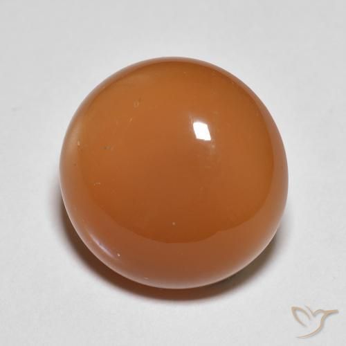 Pierre de lune Orange moyen naturelle Tour, 8.99 ct, Translucide