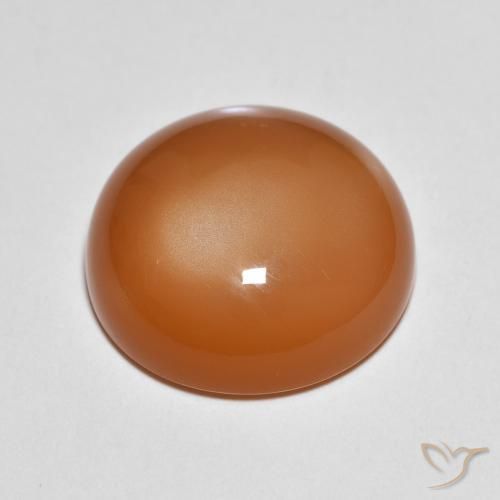 Pierre de lune Orange moyen naturelle Tour, 8.99 ct, Translucide