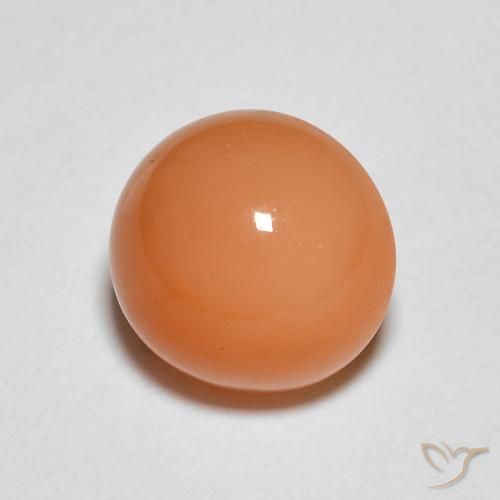Pierre de lune Orange clair naturelle Tour, 1.40 ct, Translucide