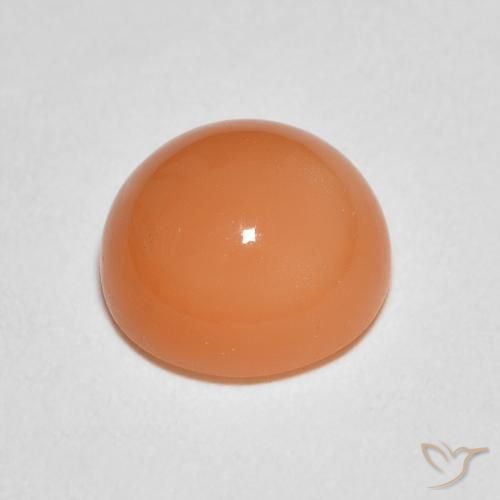 Pierre de lune Orange clair naturelle Tour, 1.40 ct, Translucide