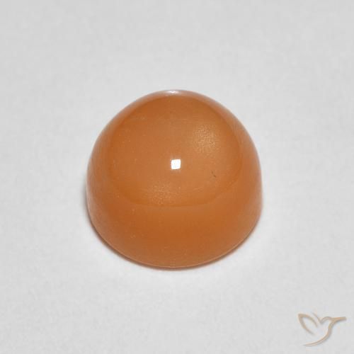 Pierre de lune Orange abricot chaud naturelle Tour, 1.22 ct, Translucide