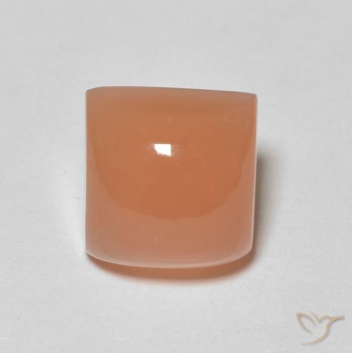 2.35ct Naturel Pourpre rougeâtre léger Pierre de lune, Carré, Translucide