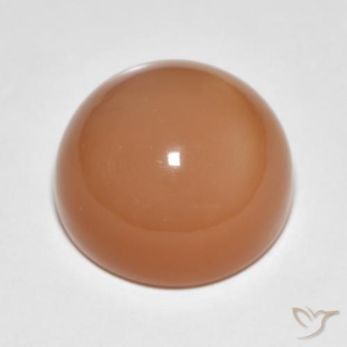 Pierre de lune Orange cantaloup naturelle Tour, 13.61 ct, Translucide