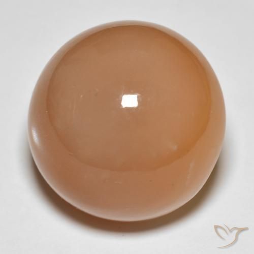 Pierre de lune Orange cantaloup naturelle Tour, 31.92 ct, Translucide
