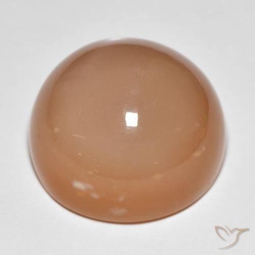 Pierre de lune Orange cantaloup naturelle Tour, 31.92 ct, Translucide