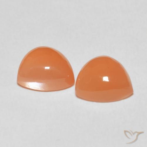 Achetez naturel 3,54ct orange pierre de lune gems, trillion, en provenance inde chez gemselect. en stock, livraison internationale!