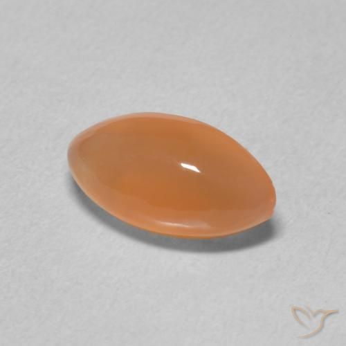 Pierre de lune Pourpre rougeâtre léger naturelle Marquise, 1.12 ct, Translucide