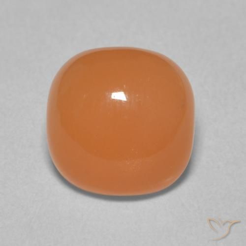 2.00ct Naturel Pourpre rougeâtre léger Pierre de lune, Coussin, Translucide