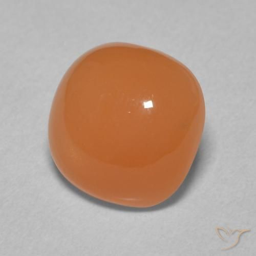 Pierre de lune Pourpre rougeâtre léger naturelle Coussin, 2.00 ct, Translucide