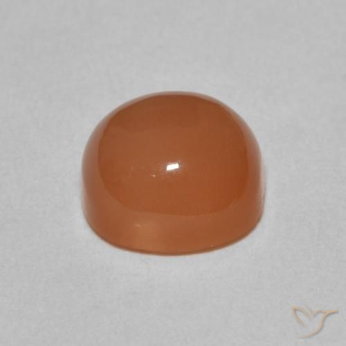 Pierre de lune Orange foncé naturelle Coussin, 2.43 ct, Translucide