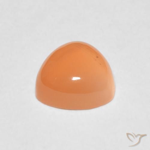 Pierre de lune Medium Light-Orange naturelle Trillion, 1.85 ct, Translucide