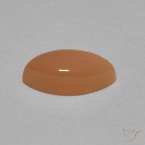 Pierre de lune Orange clair naturelle Marquise, 1.32 ct, Translucide