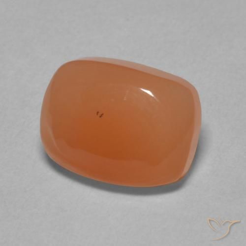 Pierre de lune Pourpre rougeâtre léger naturelle Coussin, 2.23 ct, Translucide
