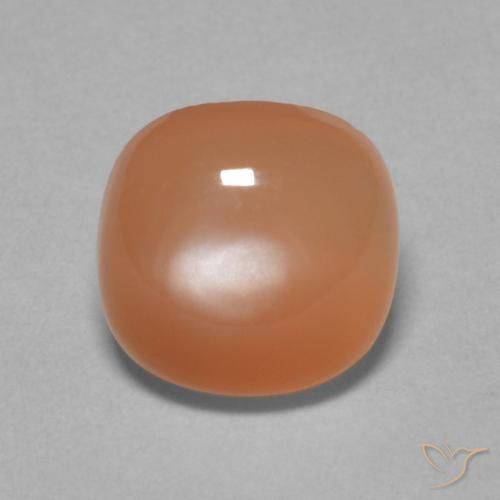 2.05ct Naturel Pourpre rougeâtre léger Pierre de lune, Coussin, Translucide