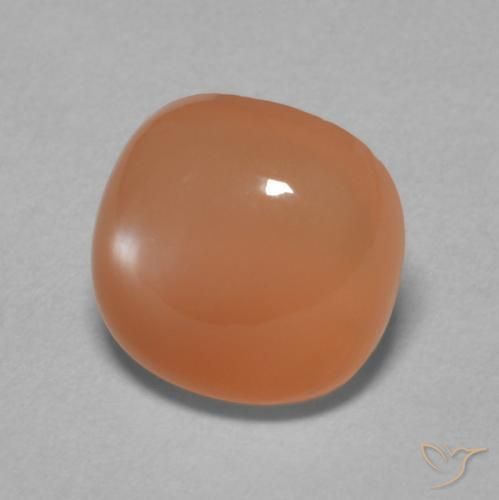 Pierre de lune Pourpre rougeâtre léger naturelle Coussin, 2.05 ct, Translucide