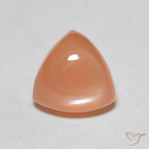 1.98ct Naturel Orange moyen Pierre de lune, Trillion, Translucide