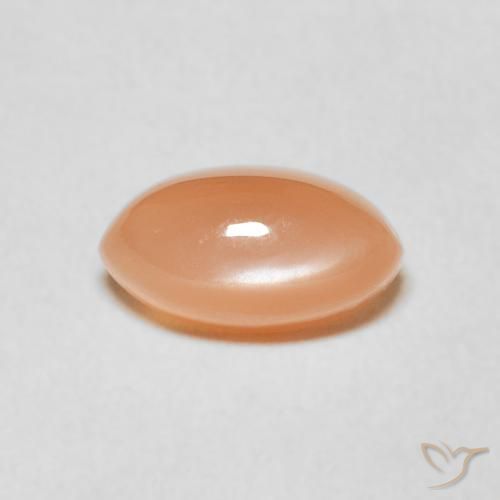 1.68ct Naturel Orange cantaloup Pierre de lune, Marquise, Translucide
