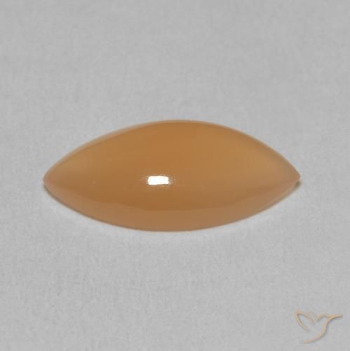 Pierre de lune Orange clair naturelle Marquise, 2.34 ct, Translucide