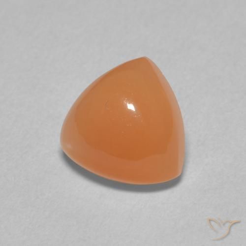 Pierre de lune Pourpre rougeâtre léger naturelle Trillion, 2.01 ct, Translucide