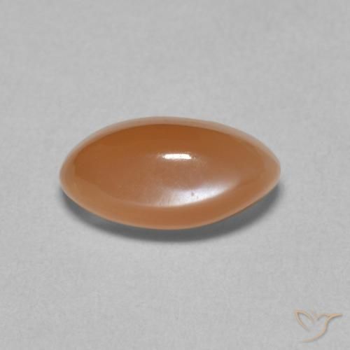 Pierre de lune Orange clair naturelle Marquise, 1.72 ct, Translucide