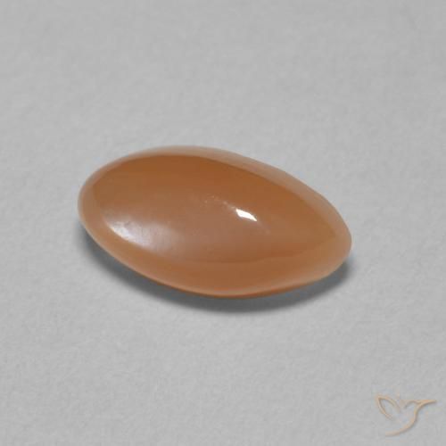 Pierre de lune Orange clair naturelle Marquise, 1.72 ct, Translucide