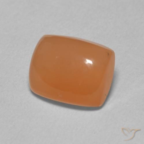 Pierre de lune Pourpre rougeâtre léger naturelle Coussin, 2.29 ct, Translucide
