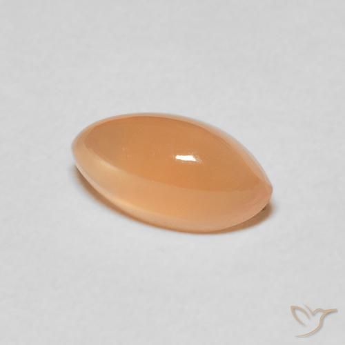 Pierre de lune Medium Light-Orange naturelle Marquise, 1.75 ct, Translucide