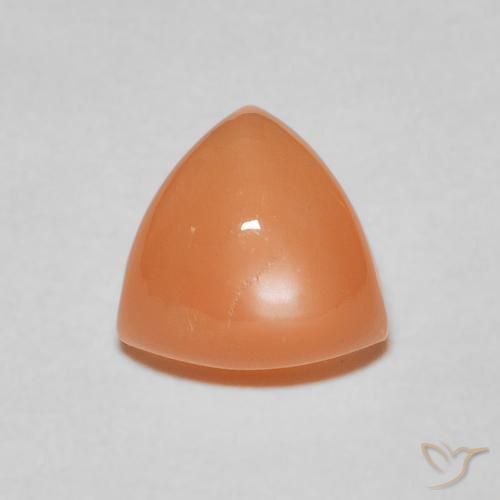 1.89ct Naturel Pourpre rougeâtre léger Pierre de lune, Trillion, Translucide