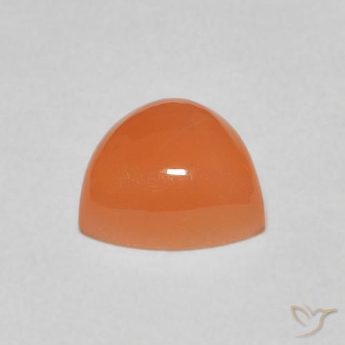 Pierre de lune Pourpre rougeâtre léger naturelle Trillion, 1.89 ct, Translucide
