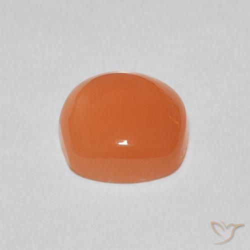 Pierre de lune Pourpre rougeâtre léger naturelle Coussin, 1.99 ct, Translucide