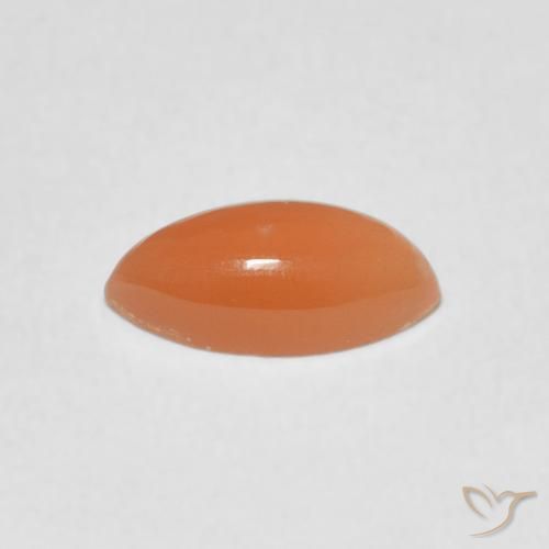 Pierre de lune Pourpre rougeâtre léger naturelle Marquise, 1.12 ct, Translucide