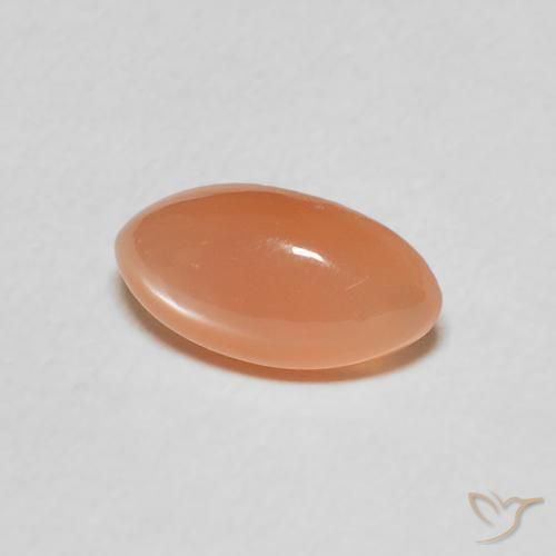 Pierre de lune Orange cantaloup naturelle Marquise, 1.11 ct, Translucide