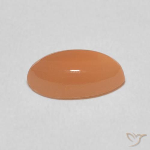 Pierre de lune Medium Light-Orange naturelle Marquise, 1.47 ct, Translucide