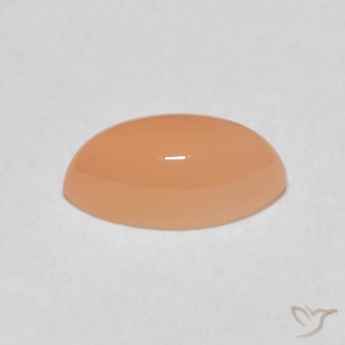 Pierre de lune Medium Light-Orange naturelle Marquise, 1.51 ct, Translucide