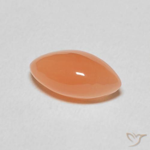 Pierre de lune Pourpre rougeâtre léger naturelle Marquise, 1.42 ct, Translucide
