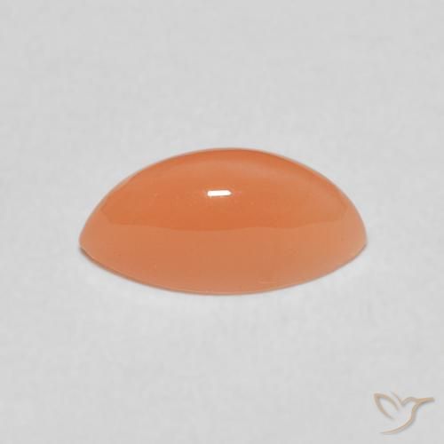 Pierre de lune Pourpre rougeâtre léger naturelle Marquise, 1.42 ct, Translucide