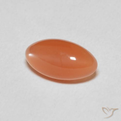 Pierre de lune Orange foncé naturelle Marquise, 1.52 ct, Translucide