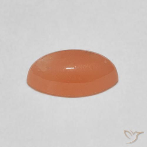 Pierre de lune Orange moyen naturelle Marquise, 1.34 ct, Translucide