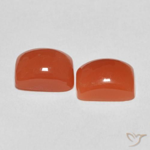 Shop natural 5.32ct Orange moyen Pierre de lune gems, Coussin, from Inde at GemSelect. In stock, global shipping!